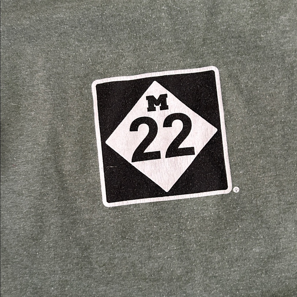 M22 size small army green short sleeve tee shirt - Picture 2 of 4